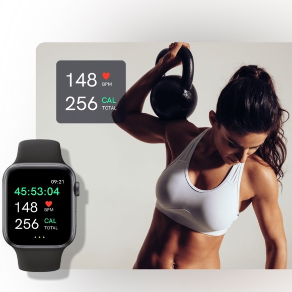 NEW IN BOX APPLE CELLULAR WATCH HEALTH AND FITNESS (Black) Father’s Day Gift - Picture 6 of 11